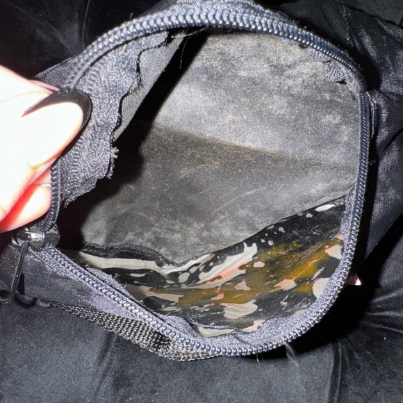 35th Anniversary VTG Disney Black Fanny Pack Belt Bag Mickey Mouse - Picture 8 of 11